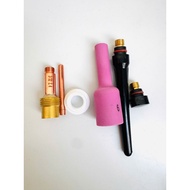 Bộ lọc khí hàn tig WP sứ tig 54N kéo dài lọc khí 45V26 sứ hàn 54N đệm cách điện chuôi dài