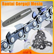 MESIN 12 Inch 3/8 45 Drive Links Chainsaw Chain 12 Inch Bar Chainsaw Guide Bar Chainsaw Cutting Chai