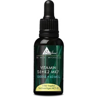 Vitamin D3 + K2 MK7 according to Dr. Michalzik, 1,000 IU D3, 50 ml drops K2VR 3SCV