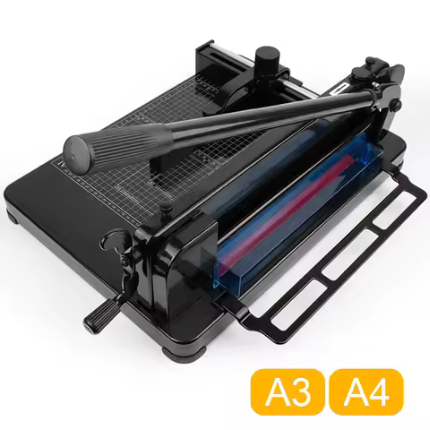 Manual Paper Cutter A4/A3 Paper Trimmer Sheets Die Cutters 858-A3 858-A4 Heavy Duty Guillotine Thick