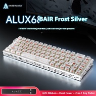 AJAZZ ALUX68AIR แบบไร้สายสามโหมดแกนอลูมิเนียมคีย์บอร์ดแบบกลไก CNC แม่เหล็กปลั๊กเอนกประสงค์เกม ESport