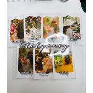 Flower GIRL A7 CASH ENVELOPES CONTENTS 4 PCS !!️