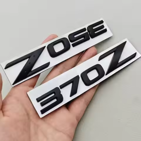 Car Rear Trunk Tail Letters Badge Emblem Stickers For Nissan Fairlady Z Z31 Z32 Z33 Z34 300Z 350Z 35