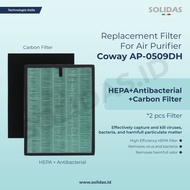 REPLACEMENT FILTER PURIFIER COWAY AP-0509DH / HEPA+CARBON