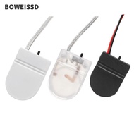 BOWEISSD 1/2/5pcs CR2032  Cover High Quality Plastic With ON/ Switch Battery Socket Holder