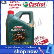 penyelamatan ☃READY STOCK 10W40 4L Castrol Magnatec FeelMe  semi synthetic engine oil (4 liter) for Proton,Perodua,Toyota,Honda♗