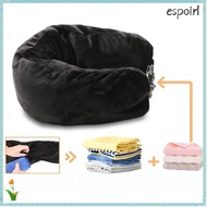 ESPOIR Fillable Travel Neck Pillow, Carry Portable Fabric Stuffable Neck, Gift Waterproof Ultra Soft