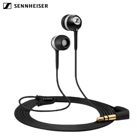 Sennheiser CX300 II Precision In-Ear Earphone Deep Bass Earphones 3.5mm Wired Headphones Sport Earbu