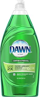 Dawn Ultra Dishwashing Liquid Dish Soap, Antibacterial Apple Blossom, 34.2 oz (Pack of 8)