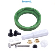 FEMORT Toilet Tank Flush Valve, Durable Universal Toilet Coupling Kit, Spare Parts Repairing AS738756-0070A Toilet Seal Gasket for AS738756-0070A