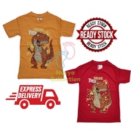 T-Shirt Dino Kanak-Kanak Lelaki 7-10 Tahun