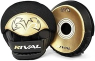 RIVAL Boxing Punch Mitts - RPM5 Black Gold Parabolic