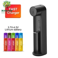 NAESV Batteries USB Charger LED Smart Safety Li-ion Battery Auto Stop Charger Charging Charge Dock 2