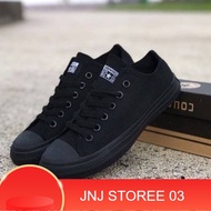 HITAM 5.5 School Shoes Men Women CONVERS1995 ALL STAR Short FULL Black POLOS IMPORT