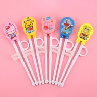 ✨ Kimi ๑ Baby Utensils Children Plastic Learning Training Chopsticks Chinese Chopsticks Learner Kids  Adult Beginner
