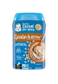 gerber cereal for baby Grain & grow oatmeal whole Grain 227.gr