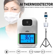HK3  HOT Sale🔥Digital Infrared Forehead Thermometer Stand Body Temperature Scanner Thermometer