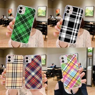 Y-63 color plaid Silicone TPU Case Compatible for Realme C20 C15 C17 C2 C25S C25Y C3 C21 C25 C21Y C1