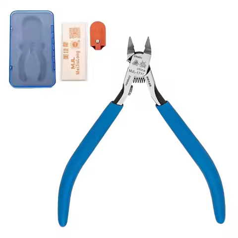 MJL M-1711 Nippers - Ultra-Thin Single-Edged Gundam Model Tools for Beginners, Repair & Fix Plastic 