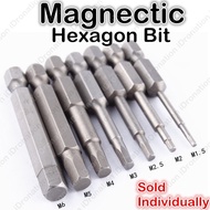 Magnetic Hexagon Screwdriver Cordless Drill Battery Drill Bit Bits 3MM H3 5MM H5 Ikea Furniture DIY Install Power Tools