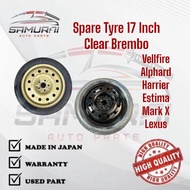 Spare Tyre 17Inch Clear Brembo For Vellfire Alphard Harrier Estima Mark X/Lexus Japan