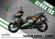 Hugsticker สติ๊กเกอร์ติดรถ สติ๊กเกอร์ Aerox 155 ลายเสือ (Tiger)