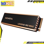 Adata Legend 960 Max PCIe 4.0 Gen4 x4 M.2 2280 NVMe SSD with Heatsink R/W 7,400MB/s / 6,800MB/s