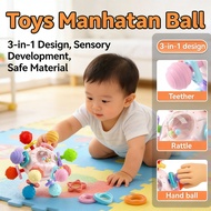 Mainan Baby 1 Tahun Toys Manhattan Rattle Toys Baby 6 Month Baby Teether Toys Infant Toys 寶寶