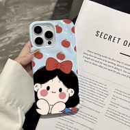 White Nil cartoon embossed For iPhone 13 14 15 11 12 16 12PRO 16PRO 14PROMAX 16PROMAX 12PROMAX 16PLU