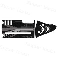 Hotsales Motorcycle Exhaust Hood Decal Scooter Refit Accessories Frosted Sticker Waterproof For Zont