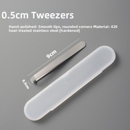 FANZHI | Hair Plucking Tweezer for Eyebrows Mustache and White Hair Removal Wide Bow Shape