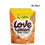 Julie's Love Letter Wafer Cubes - Peanut Butter 150g