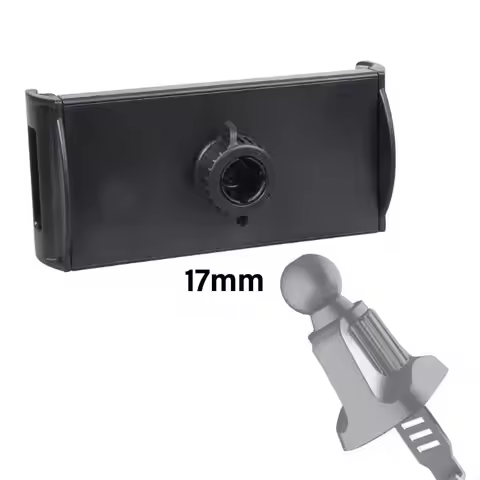 Rotating Ball Mount Phone Holder Stand For Tripods Accessories Adjustable Tablets Clamp 17mm Base Ca