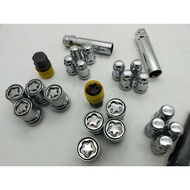 TPi Eibach Flower locking Sport Rim Wheel Lock Nut 36mm M12 x 1.50 1.25mm nissan Speacial lock toyot