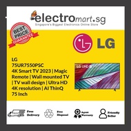 LG  75UR7550PSC 4K Smart TV 2023 | Magic  Remote Ultra HD  4K resolution | AI ThinQ  75 Inch