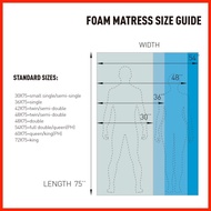 ❐ ☜ ♈ Single / Double / Queen/Family foam bed double size single bed foam uratex foam bed