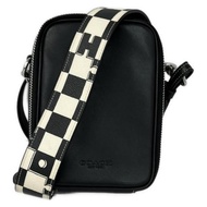 COACH shoulder Stanton ivory leather black Direct from Japan Secondhand