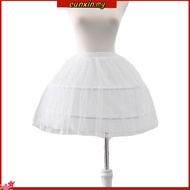 Lolita Girls Dress Petticoat Crinoline Hoop Bustle Skirt Pannier Skirt