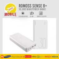 ROMOSS Sense 8 Plus 30000mAh, 18W Fast Charging Power Bank- 1 YEAR WARRANTY