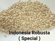 UNROASTED RAW COFFEE BEAN ( ROBUSTA SPECIAL ) - 200 GRAM