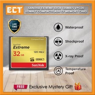 Sandisk Extreme 32GB / 64GB / 128GB 120MB/s VPG20 UDMA 7 CompactFlash CF Memory Card