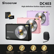 DC403 Digital Camera, FHD 1080P Camera, Small Camera, With 16x Zoom And Anti-Shake, Camera Bag, Buil