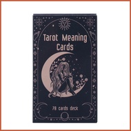 Tarot Cards Set Tarot Meaning Cards English Version Oracle Decks Party Supplies Tarot Cards For Taro