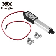 Micro-Linear Actuator 2 Inch Stroke 90N/20.3Lb Speed 9.5mm/S Electric Waterproof Actuator Motor Line