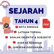 Nota dan Latihan Topikal Sejarah Tahun 4 SK KSSR Primary History Notes & Practice