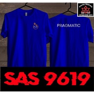 t-shirt kaos baju pragmatic play logo db kaos distro - biru xxl