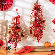 New Year Festive Persimmon Ornaments 2026 New Year of the Horse Entry Gate Pendant Spring Festival C