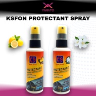 Yamato Motorcycle Tire Shines Protectant Shines And Protects Spray Jasmine Lemon 118ML