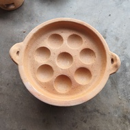 Terracotta banh khot mold for 7 cakes/8 cakes/10 cakes (no lid)