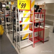 Household Warehouse Commercial Balcony Red Storage Floor-standing Multi-layer Shelf Shelf Display Sh
